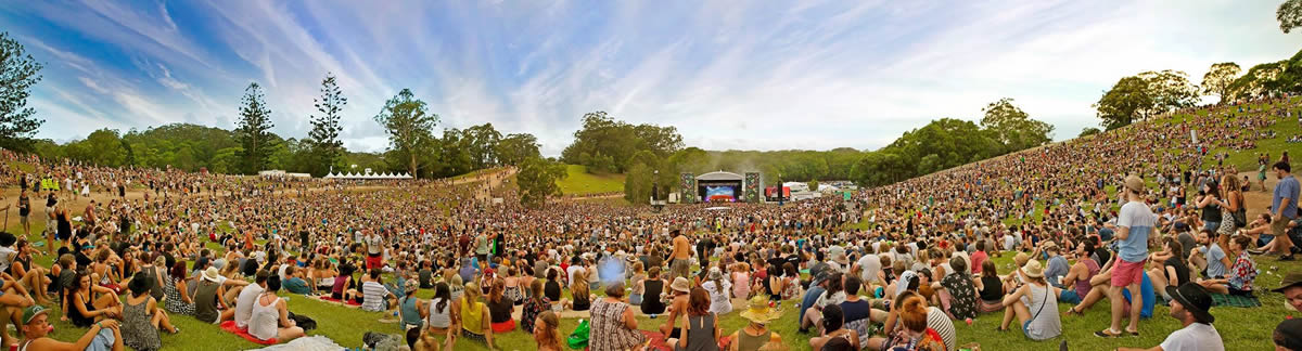 Falls Festival panorama